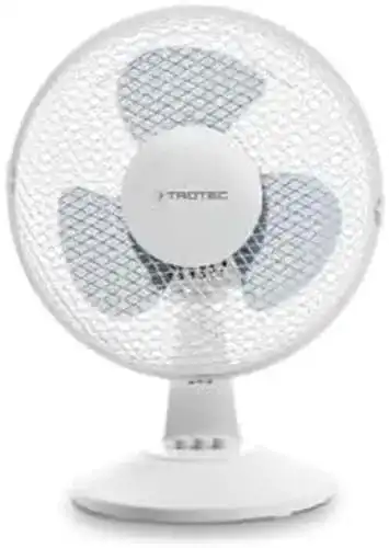 Tischventilator Trotec TVE 10 mit 25 Watt und oszillierender Luftverteilung