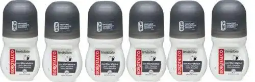 Borotalco Deo Roll-On Invisible 50ml – 6er Pack