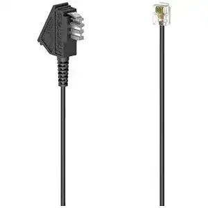 Telefonkabel Hama TAE-F Stecker auf RJ11 Stecker 6m für analoge Endgeräte
