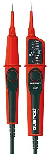 Zweipoliger Spannungsprüfer Benning DUSPOL analog für 12 V bis 1000 V