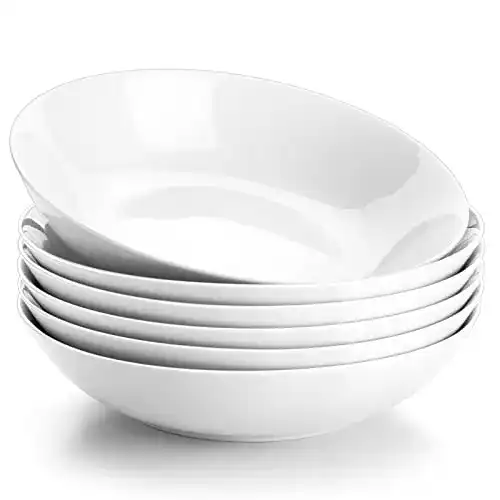 Suppenteller Malacasa Serie Regular, 6-teiliges Set aus Porzellan