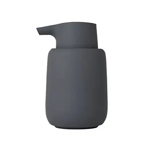 Seifenspender Blomus Sono 250 ml aus Keramik in Dunkelgrau