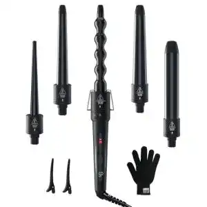 5-in-1 Lockenstab Set von Ohuhu mit verschiedenen Aufsätzen