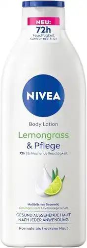 Nivea Body Lotion Lemongrass & Pflege 400 ml mit Feuchtigkeitspflege