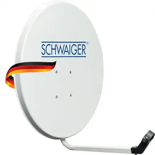 Schwaiger Satellitenschüssel 128 für Empfang von TV- und Radioprogrammen
