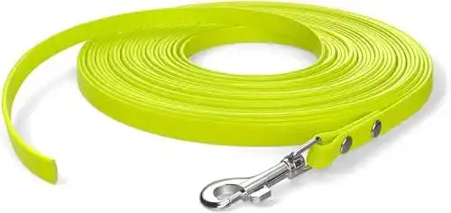 Schleppleine 10 m für Hunde mit Karabiner und Spezialbeschichtung