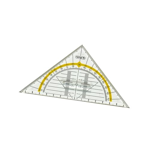 Geodreieck Herlitz Geometrie-Dreieck klein mit Griff, 1 Stück