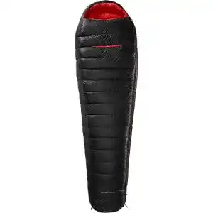 Nordisk Y by VIB 600 Schlafsack in Schwarz-Feuerrot, Größe XL