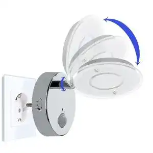 Nachtlicht mit Bewegungsmelder Trango 2636-018 LED für Steckdose