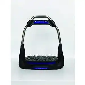 Freejump Steigbügel Air’S in Schwarz und Navy für Reiter