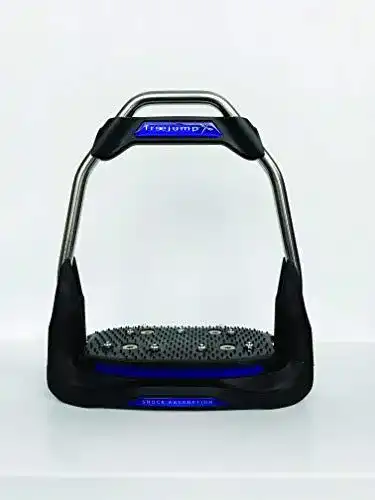 Freejump Steigbügel Air’S in Schwarz und Navy für Reiter