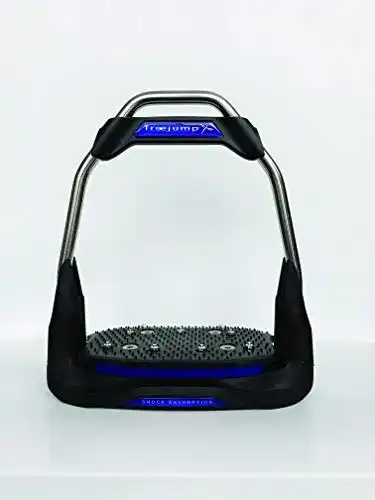 Freejump Steigbügel Air’S in Schwarz und Navy für Reiter