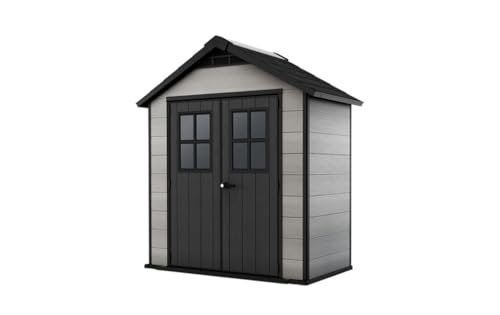 Keter Gerätehaus Oakland 754 in Grau mit 4,3 m³ Stauraum