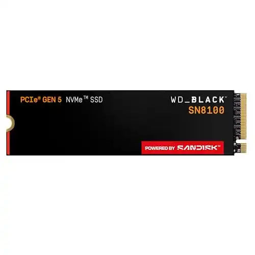 M.2-SSD 500 GB von Sandisk Technologies – WD_Black SN8100 1 TB PCIe