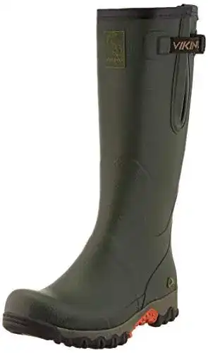 Jagd-Gummistiefel Viking Unisex Trophy 4.0 in Grün, Größe 42 EU