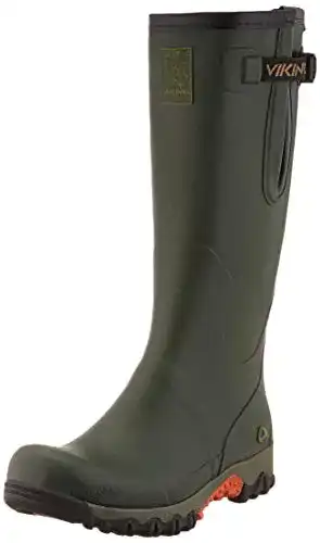 Jagd-Gummistiefel Viking Unisex Trophy 4.0 in Grün, Größe 42 EU