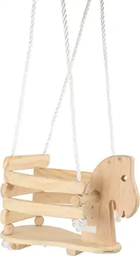 Therapieschaukel Small Foot Kleinkindschaukel Pony aus Holz