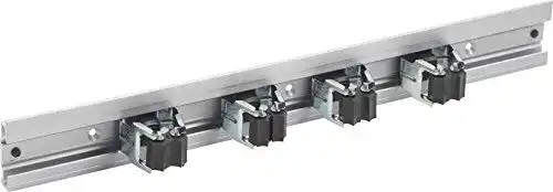 Gerätehalter Meisterleiste 500 mm mit 4 Haltern aus Aluminium