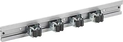 Gerätehalter Meisterleiste 500 mm mit 4 Haltern aus Aluminium