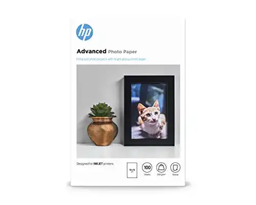 Fotopapier 10×15 HP Advanced Glossy, 250g/m², 100 Blatt