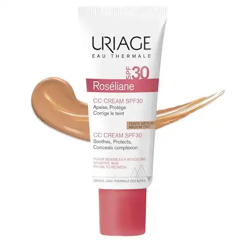 Uriage Roseliane CC Creme gegen Rötungen LSF30 mit Ginseng