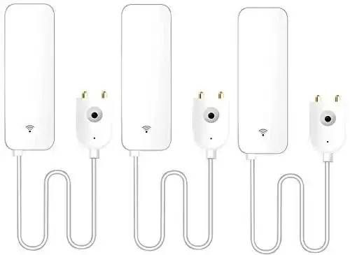 Wassermelder WLAN Luminea Home Control Elesion im 3er-Set