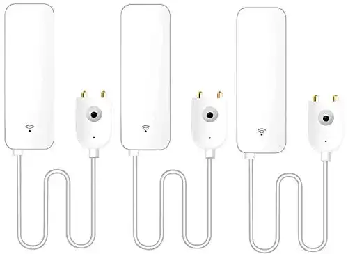 Wassermelder WLAN Luminea Home Control Elesion im 3er-Set