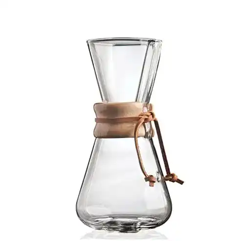Pour-over Kaffeebereiter Chemex Drip Coffee Maker für 1 bis 3 Tassen