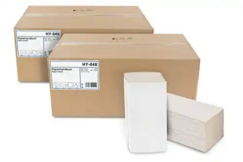 Papierhandtücher Hypafol für Spender, Recycling, 1-lagig, 25 x 23 cm