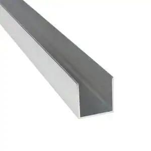 Aluminium U-Profile von Metalxact 50 x 50 x 4 mm