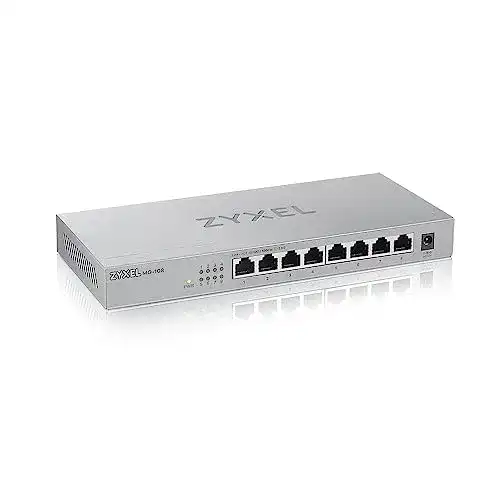 Zyxel 2,5G Multi-Gigabit Unmanaged Switch mit acht Ports