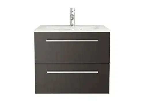 Waschbecken mit Unterschrank Sieper – Waschtischunterschrank 60 x 50 cm