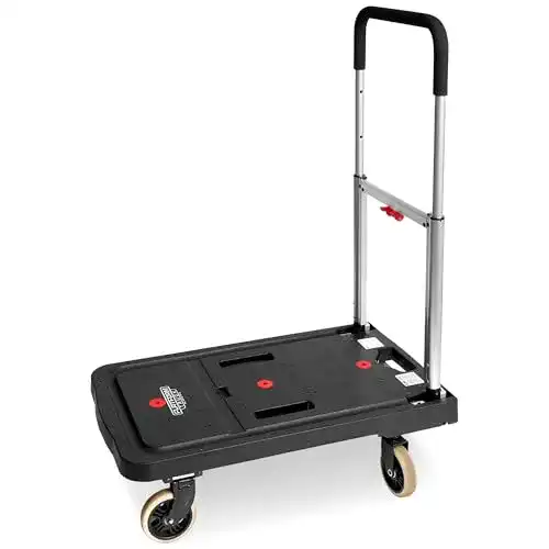 Plattformwagen Magna Cart Mff – Faltbare Transportkarre für schwere Lasten