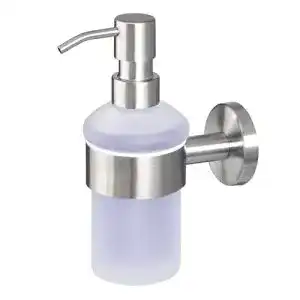 Seifenspender bremermann Bad-Serie Piazza mit Wandhalterung und 200 ml