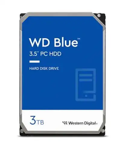 3TB interne Festplatte WD Blue 3 TB, 3,5 Zoll, hohe Zuverlässigkeit
