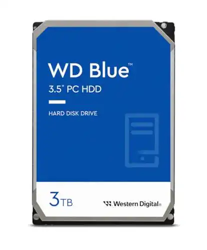 3TB interne Festplatte WD Blue 3 TB, 3,5 Zoll, hohe Zuverlässigkeit