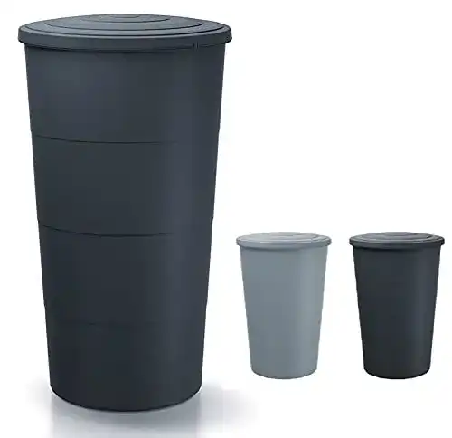 200 Liter Regenwassertonne aus Polypropylen in Anthrazit oder Grau