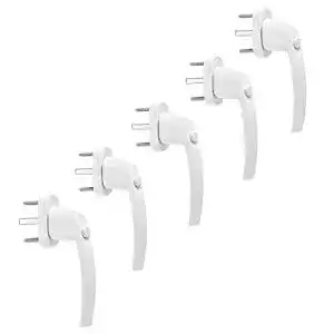 Fenstergriffe mit Druckknopf von SO-TECH im 5er Set