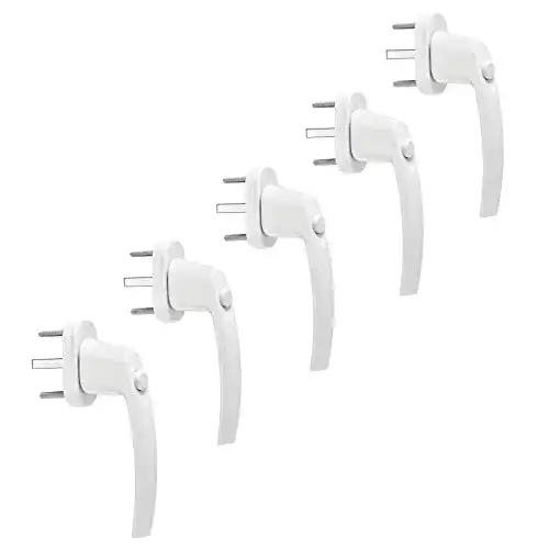 Fenstergriffe mit Druckknopf von SO-TECH im 5er Set