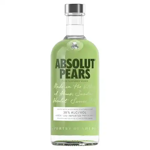 Absolut Vodka Pears 0,7 l – Aromatisierter Wodka mit Birnengeschmack