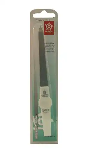 Saphir Nagelfeile Pfeilring, weiß, 16 cm