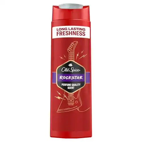 Old Spice Rockstar 3-in-1 Duschgel für Haar, Gesicht und Körper 400 ml