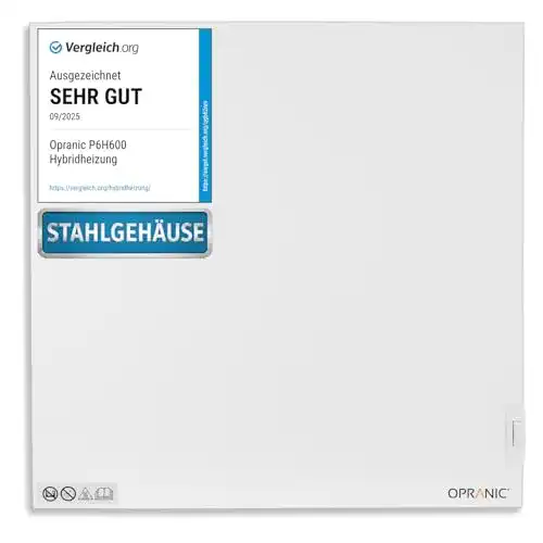 Hybridheizung Opranic Infrarotheizung mit Thermostat und Hybrid-Technologie