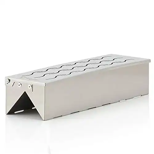 Räucherbox aus Edelstahl BBQ-Toro Triangle 31 x 8,5 x 6,5 cm