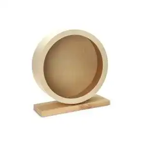 Karlie Bogie Wheel Hamsterrad aus Holz und Kork für Nager