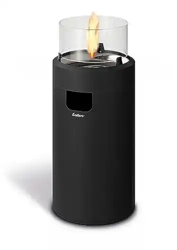 Gaskamin Outdoor Enders Terrassenfeuer Nova LED M Black