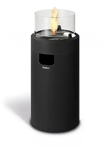 Gaskamin Outdoor Enders Terrassenfeuer Nova LED M Black