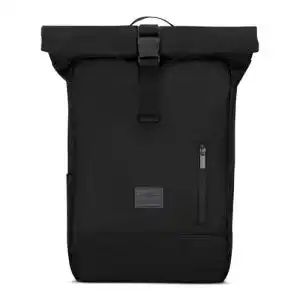 Roll-Top-Rucksack Johnny Urban für Damen und Herren in Schwarz
