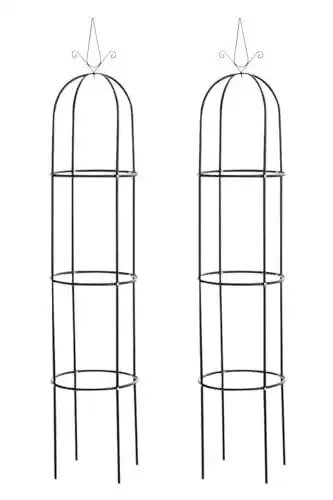 Rosenobelisk Clp Rosensäule Romantika V2 aus Metall