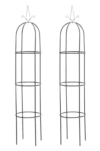 Rosenobelisk Clp Rosensäule Romantika V2 aus Metall